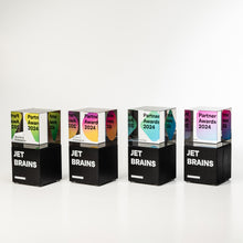 Load image into Gallery viewer, Bespoke glass, wood award