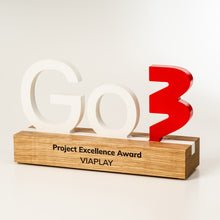 Load image into Gallery viewer, custom designed trophy for businesses