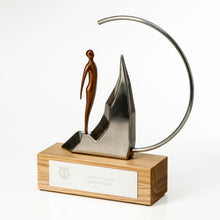 Load image into Gallery viewer, Unique design trophy for corporate recognition