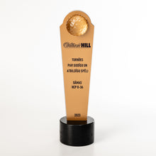 Load image into Gallery viewer, Gold golf award