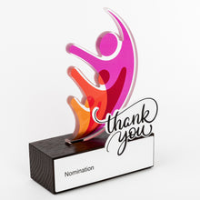 Load image into Gallery viewer, Colourfull acrylic custom recognition award for Covid 19_Awards and Medal Studio_1