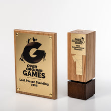 Load image into Gallery viewer, Unique wood, metal plaque with full colour print.