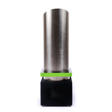 Load image into Gallery viewer, Custom_rally_trophy_metal cylinder_acrylic_black velvet base_engravings_Awards and Medal Studio_5