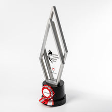 Load image into Gallery viewer, Custom dog show cup with rosette