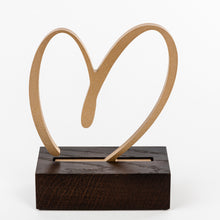 Load image into Gallery viewer, Custom gratitude trophy_heart design gold award_Awards and Medal Studio_2