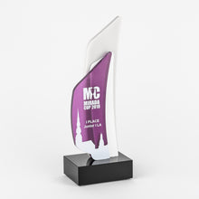 Load image into Gallery viewer, Modern custom dancing award acrylic block base-Awards and medal studio 1