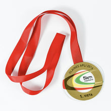 Load image into Gallery viewer, Unique acrylic- metal medal for running half marathon