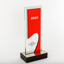 Load image into Gallery viewer, Unique glass acryic wood metal custom trophy_personalised digital print_Awards and Medal Studio_1