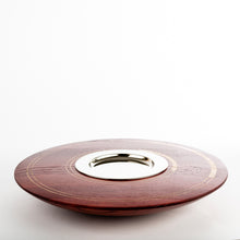 Load image into Gallery viewer, Decorative wood trophy with polished silver plate RO13 awards and medal studio
