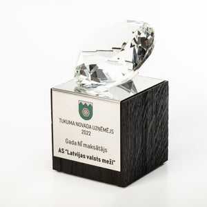 Diamond award with printed nomination
