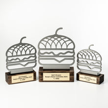 Load image into Gallery viewer, Custom trophy for a Burger Festival