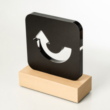 Load image into Gallery viewer, Bespoke corporate award, acrylic, wood, uv print
