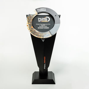 Custom designed wrc rally metal cup- trophy
