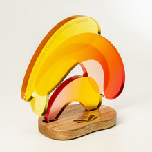 Load image into Gallery viewer, bespoke award with colourful print