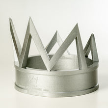 Load image into Gallery viewer, Silver crown-shaped trophy with 'Winner Champions 2025