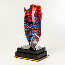 Load image into Gallery viewer, exclusive handcrafted award featuring a unique voodoo mask design