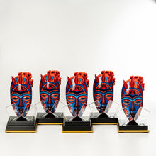 Load image into Gallery viewer, exclusive handcrafted award featuring a unique voodoo mask design