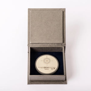 Corporate silver coin_personalised full colour print_Awards and Medal Studio_1