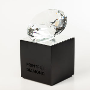 Bespoke diamond awards with engraved logo