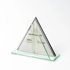 Bespoke glass metal trophy_individual design_Awards and Medal Studio