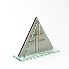 Load image into Gallery viewer, Bespoke glass metal corporate award_individual design_Awards and Medal Studio