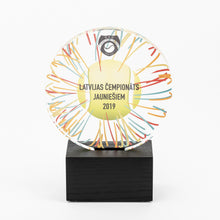 Load image into Gallery viewer, Bespoke round shape acrylic award_Awards and medal studio
