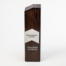 Load image into Gallery viewer, Custom wood- metal square award with personalized engravings and prints