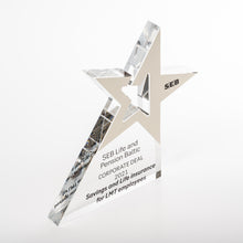 Load image into Gallery viewer, Star trophy with uv print