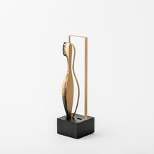 Load image into Gallery viewer, Custom 3D cut acrylic wood corian gold award_Awards and medal studio 2