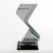 Load image into Gallery viewer, Iconic custom aluminium award_clear acrylic_glass_award_full colour print_Awards and Medal Studio_1