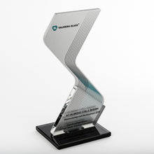 Load image into Gallery viewer, Iconic custom aluminium award_clear acrylic_glass_award_full colour print_Awards and Medal Studio_2