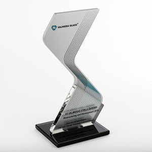 Iconic custom aluminium award_clear acrylic_glass_award_full colour print_Awards and Medal Studio_2