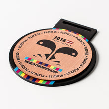 Load image into Gallery viewer, Custom Bronze metal medal with full colour print_unique design_Awards and Medal Studio