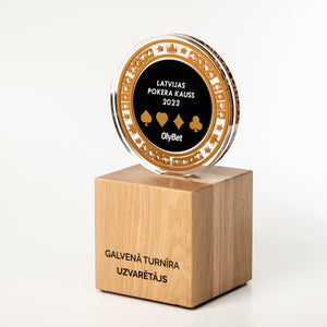Acrylic poker tournament awards