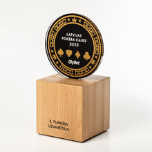 Load image into Gallery viewer, acrylic, wood unique poker awards