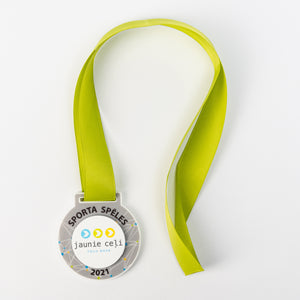 Modern material colourful medal