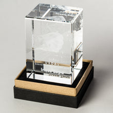 Load image into Gallery viewer, Customised optical glass with 3D engraving_custom box