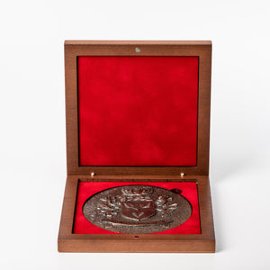 Custom design wood box for coins