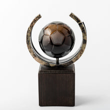 Load image into Gallery viewer, Football eco friendly custom crystal forged metal trophy_Awards and medal studio