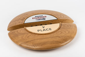 Custom wood metal plaque_Awards and medal studio_1