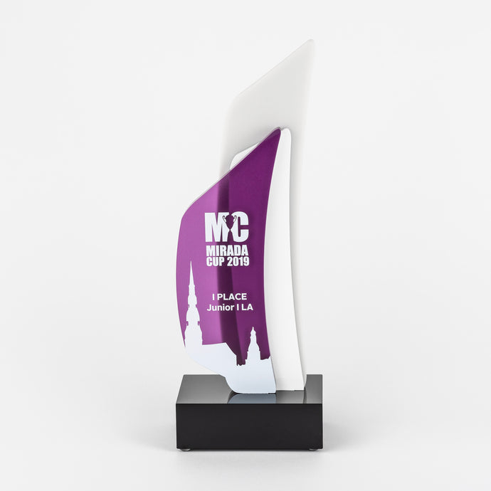 Modern custom dancing award acrylic block base-Awards and medal studio