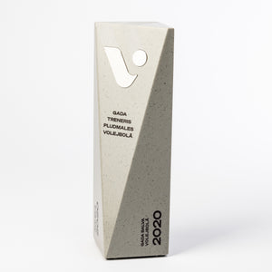 Custom Meganite Solid Surface and polished metal award