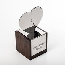Load image into Gallery viewer, Custom Silver award, polished metal award. Custom design.
