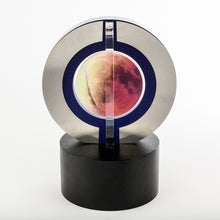 Load image into Gallery viewer, Stunning acrylic and stainless steel trophy with printed details and a brushed stainless steel_Awards and Medal Studio 2