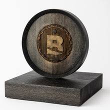 Load image into Gallery viewer, Custom wood trophy with laser engraving
