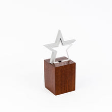 Load image into Gallery viewer, Custom silver acrylic wood award RO4 awards and medal studio