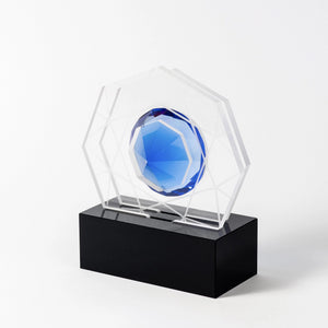 Sophisticated acrylic diamond award RO9 awards and medal studio 3