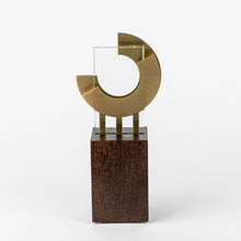 Load image into Gallery viewer, impressive custom metal glass wood award gold RO7 awards and medal studio