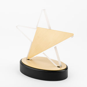 Custom acrylic metal award gold RO12 awards and medal studio 1