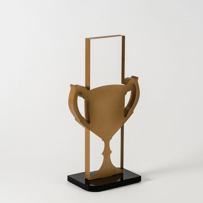 Modern design acrylic gold award RO6 awards and medal studio